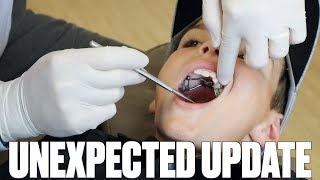 UNEXPECTED BRACES UPDATE AT THE ORTHODONTIST | NEW BRACES SURPRISE AT ROUTINE CHECKUP | FIRST BRACES