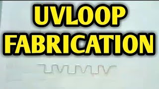 Uv loop Fabrication|| wire bending orthodontics|| bending uvloop in orthodontics||Dr poojireddy