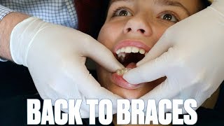 GOING BACK TO THE ORTHODONTIST | BRACES UPDATE